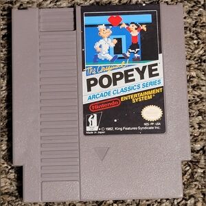 Nintendo Popeye Nes Game
